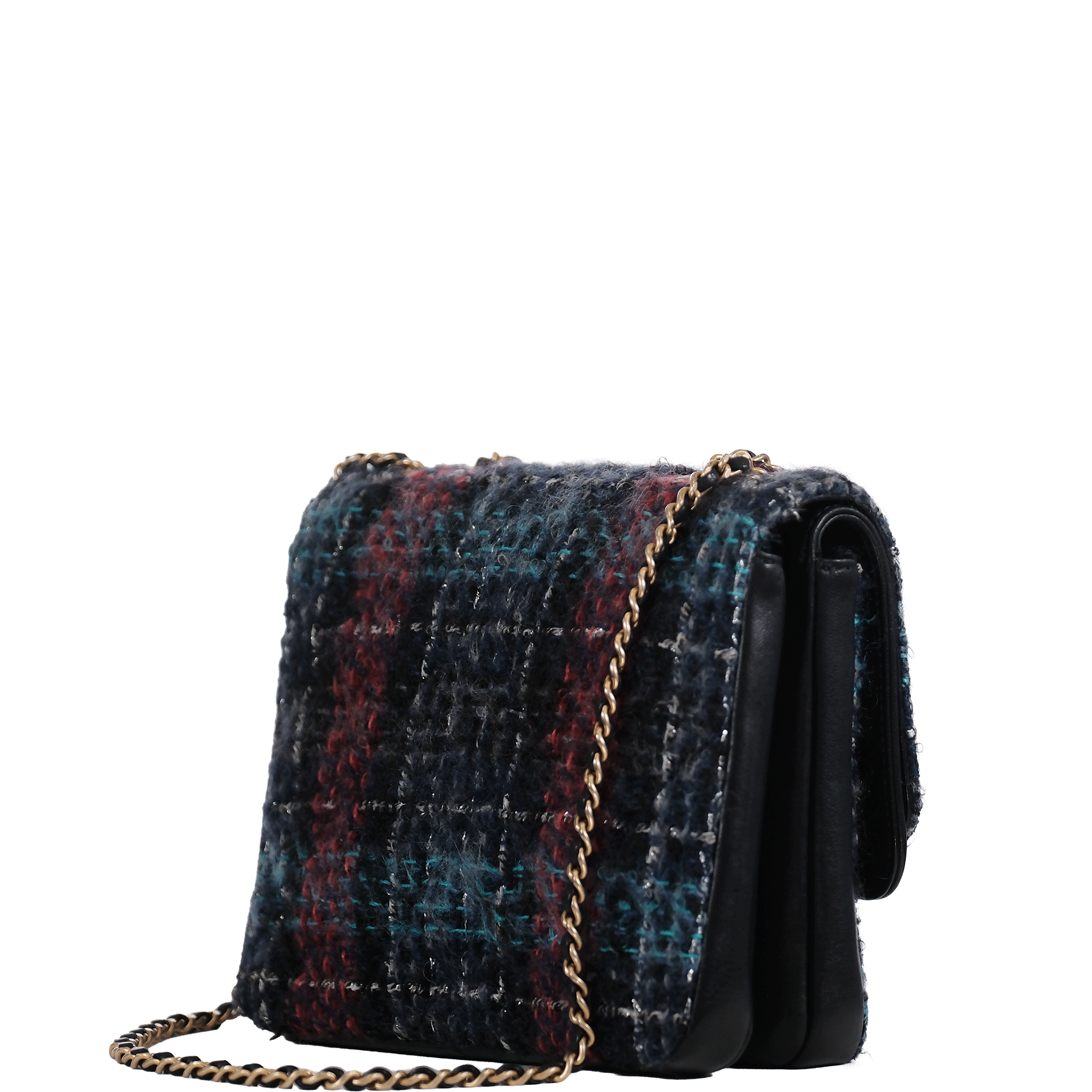 Chanel CC Tweed Flap Bag - Image 2