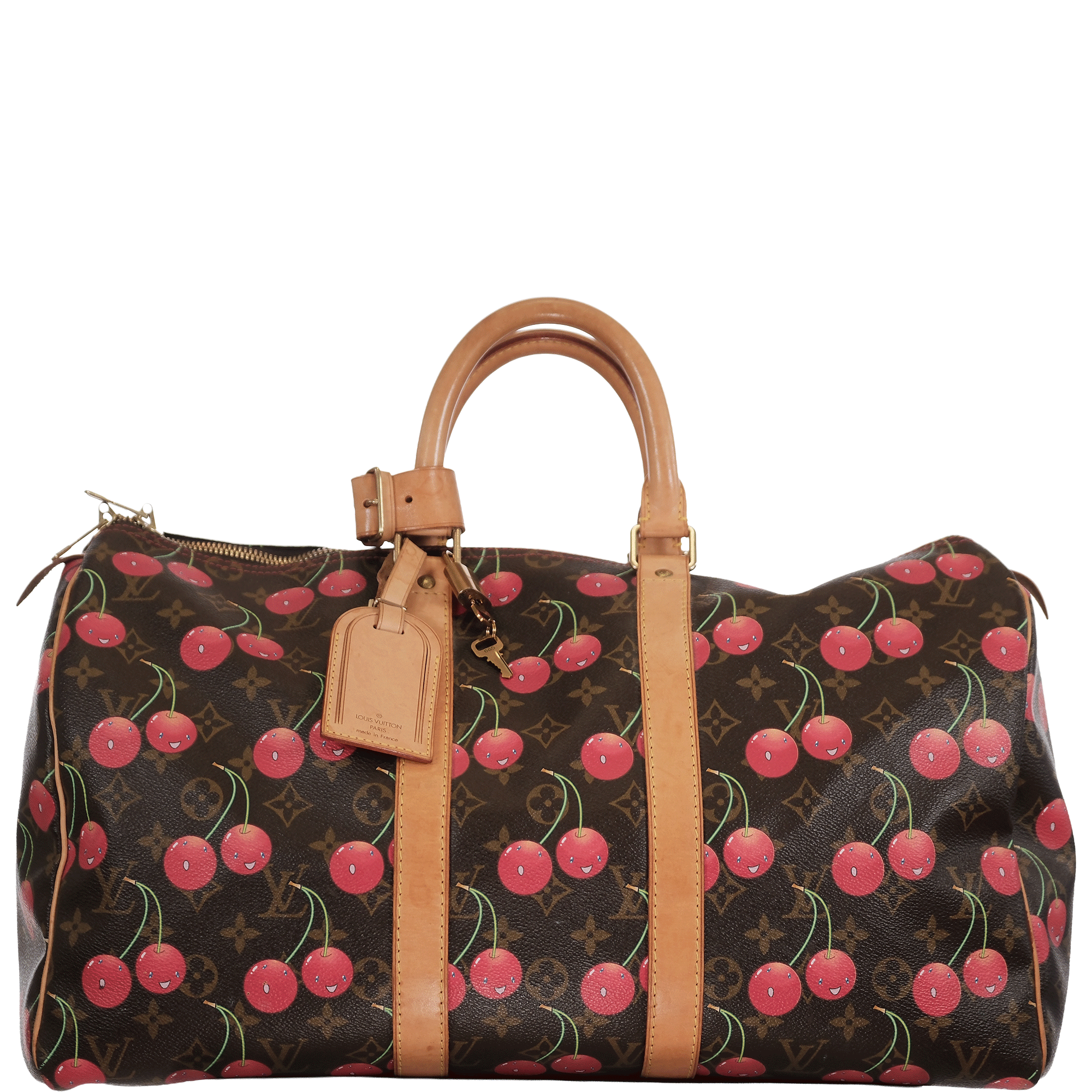 Luis Vuitton x Takashi Murakami Cerises Keepall
