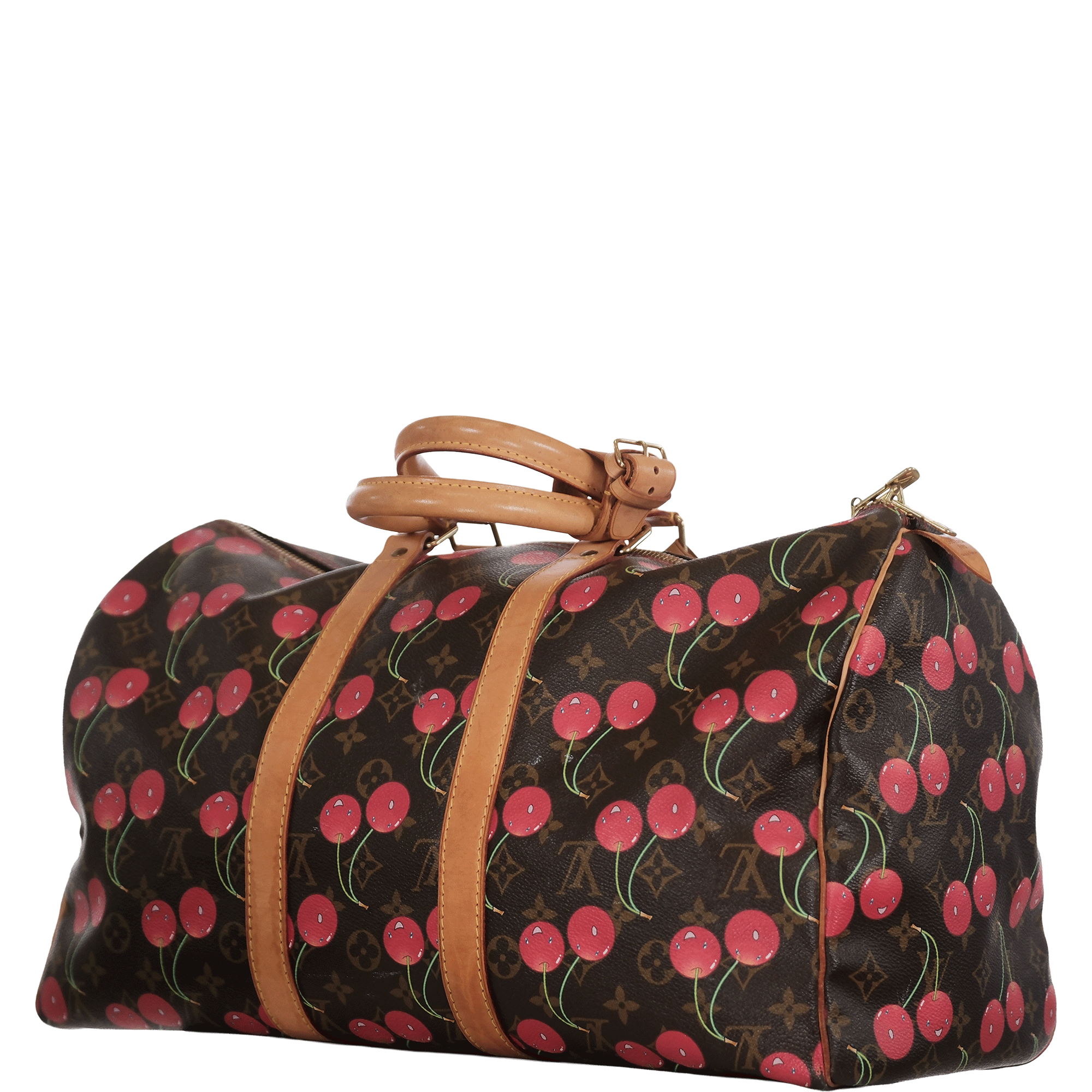 Luis Vuitton x Takashi Murakami Cerises Keepall - Image 2