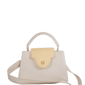 Luis Vuitton Capucines White/Yellow