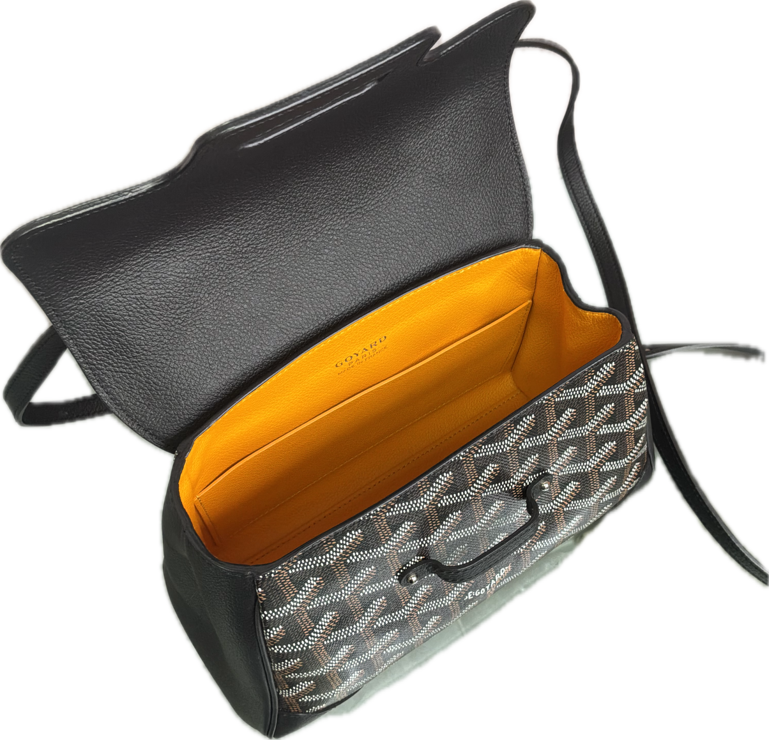 Goyard Small Saïgon Top Handle Bag Black - Image 5