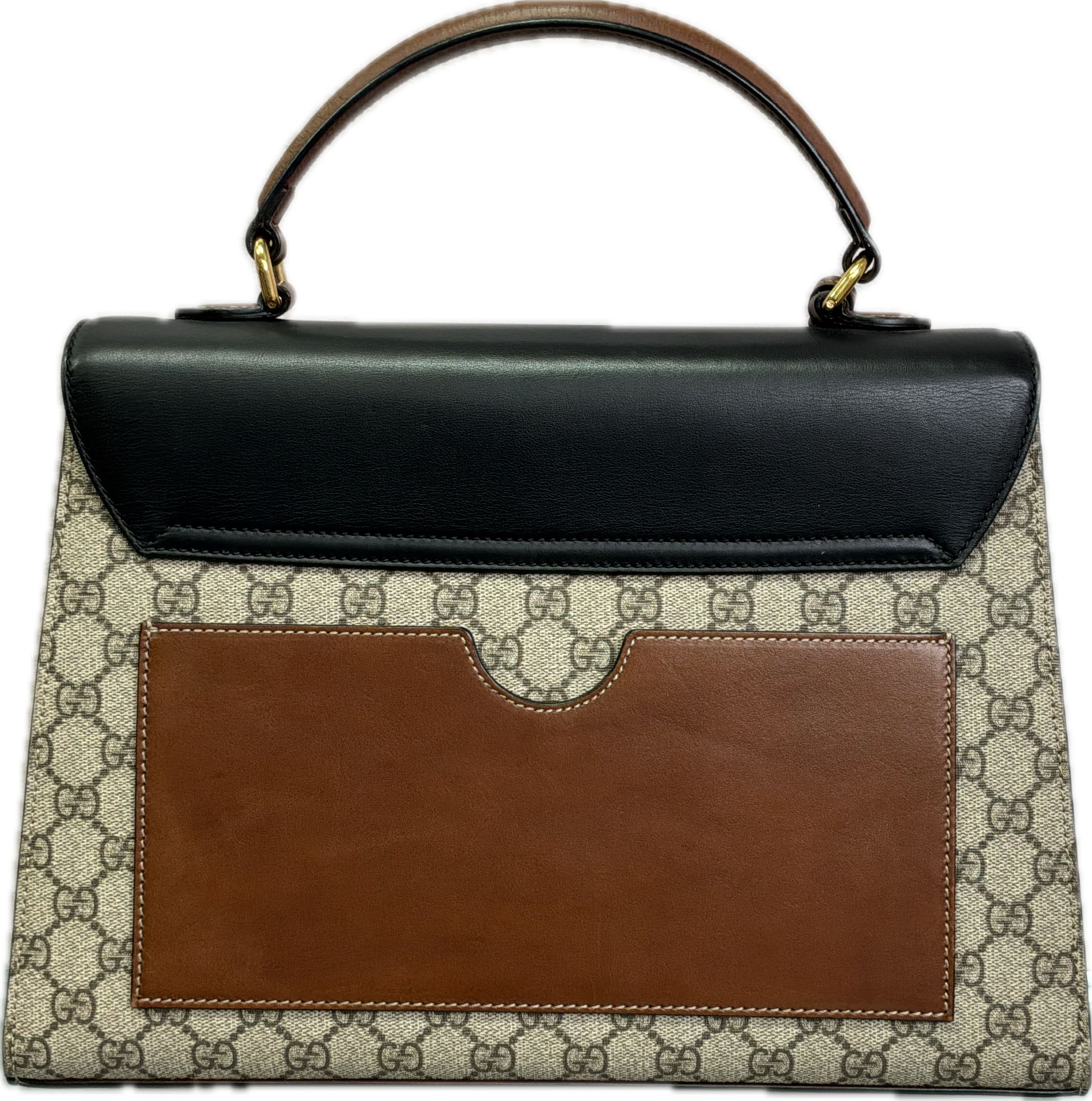 Gucci GG Supreme Monogram Padlock Top Handle Handbag / Briefcase - Image 2