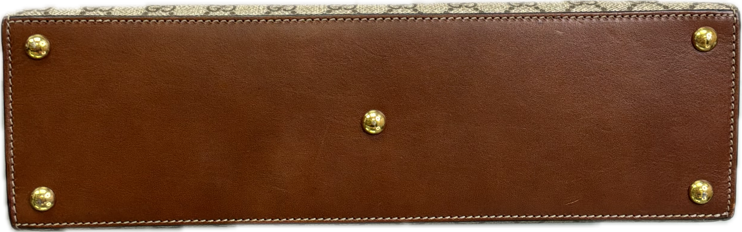 Gucci GG Supreme Monogram Padlock Top Handle Handbag / Briefcase - Image 4