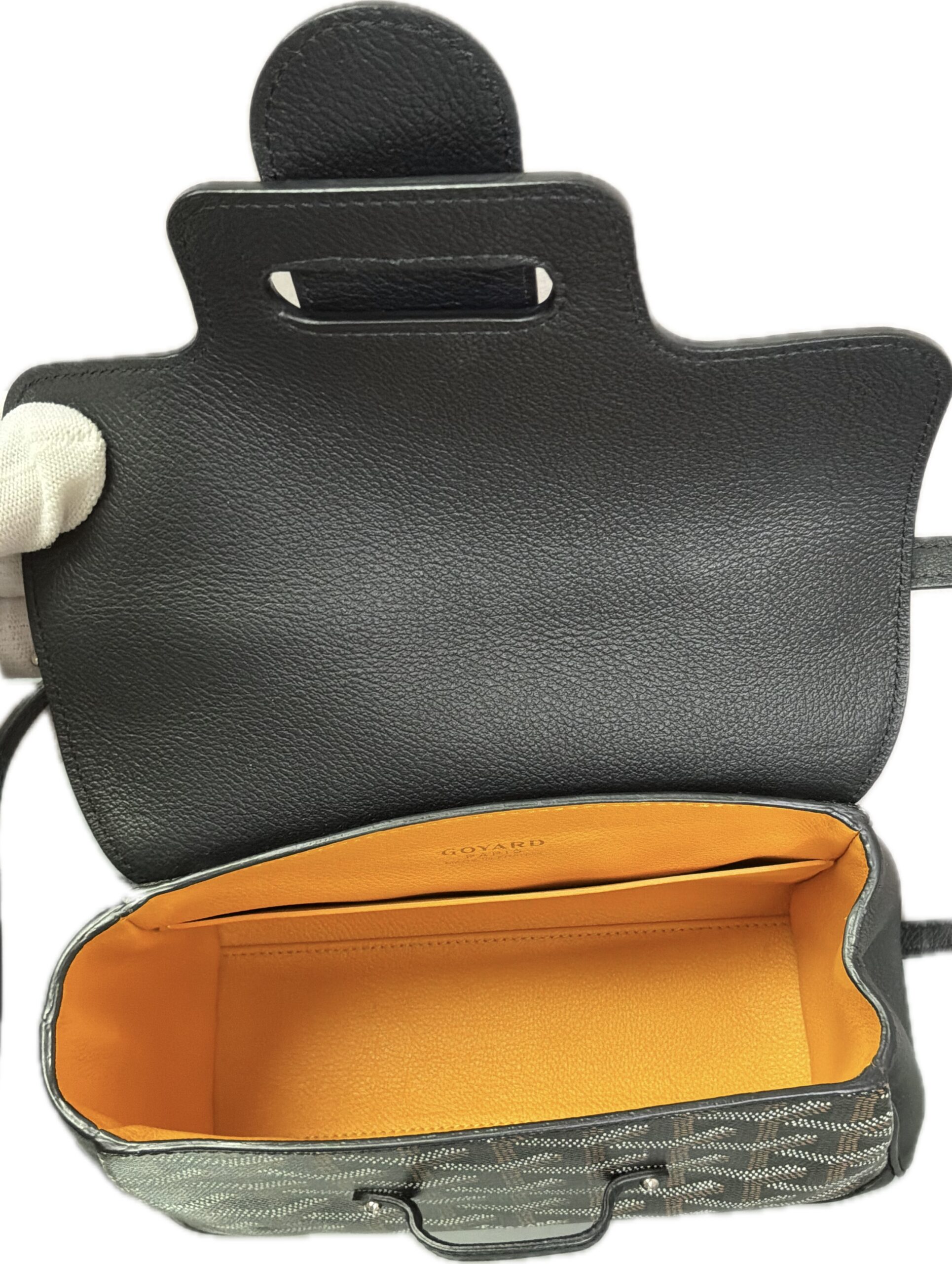 Goyard Small Saïgon Top Handle Bag Black - Image 6