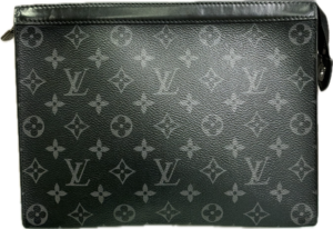 Louis Vuitton Pochette Voyage MM Monogram Eclipse Clutch