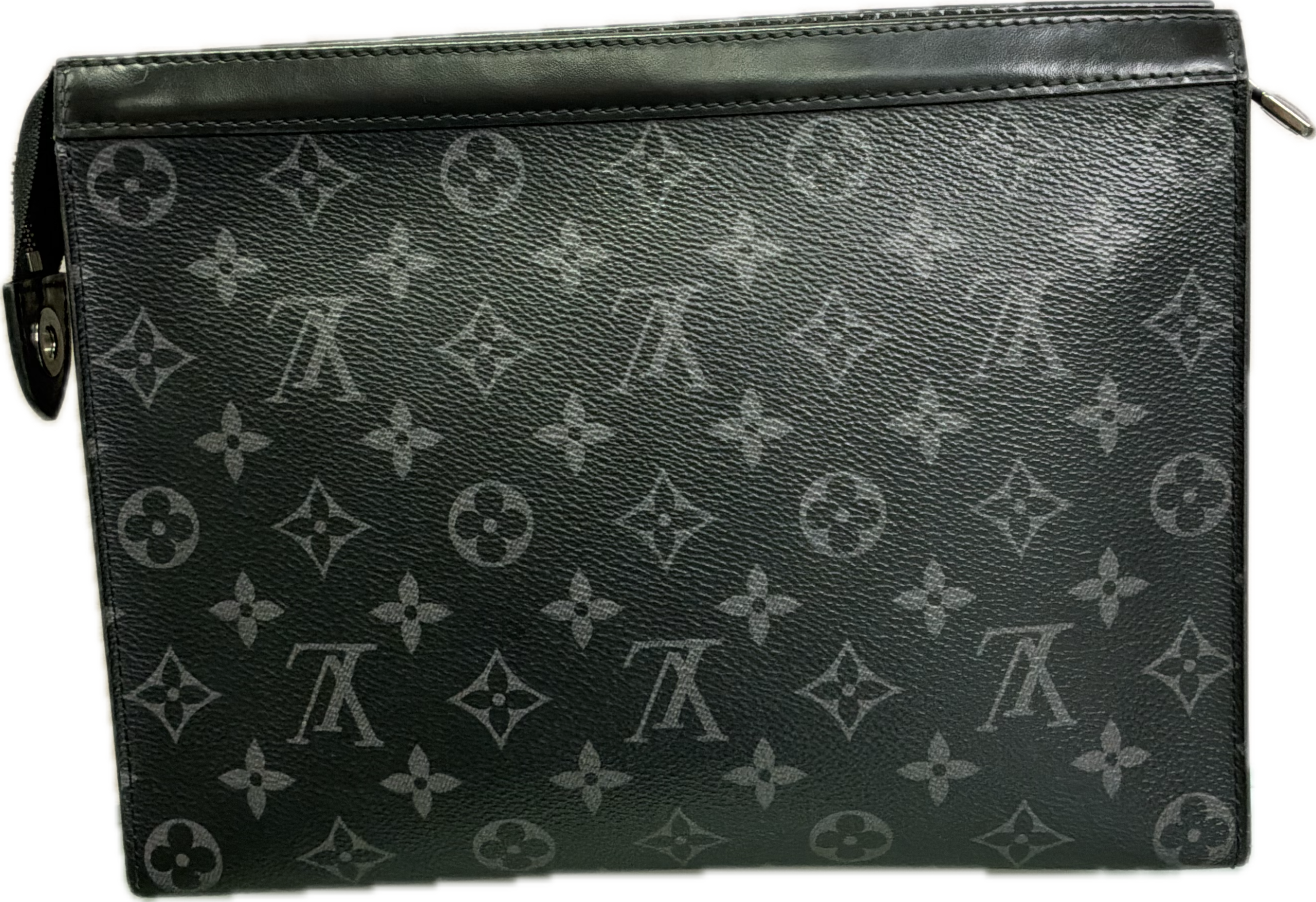Louis Vuitton Pochette Voyage MM Monogram Eclipse Clutch - Image 3