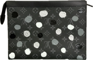 Louis Vuitton x Takashi Murakami Monogram Eclipse Polka Dot Pochette Limited Edition