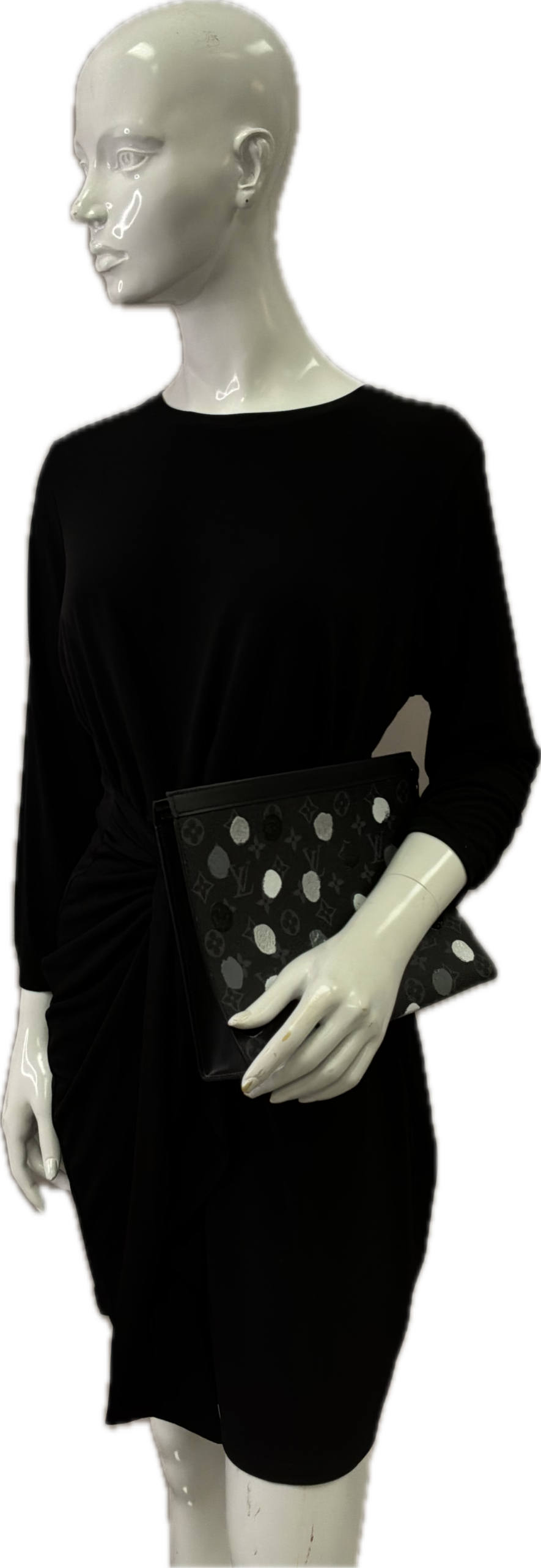 Louis Vuitton x Takashi Murakami Monogram Eclipse Polka Dot Pochette Limited Edition - Image 6