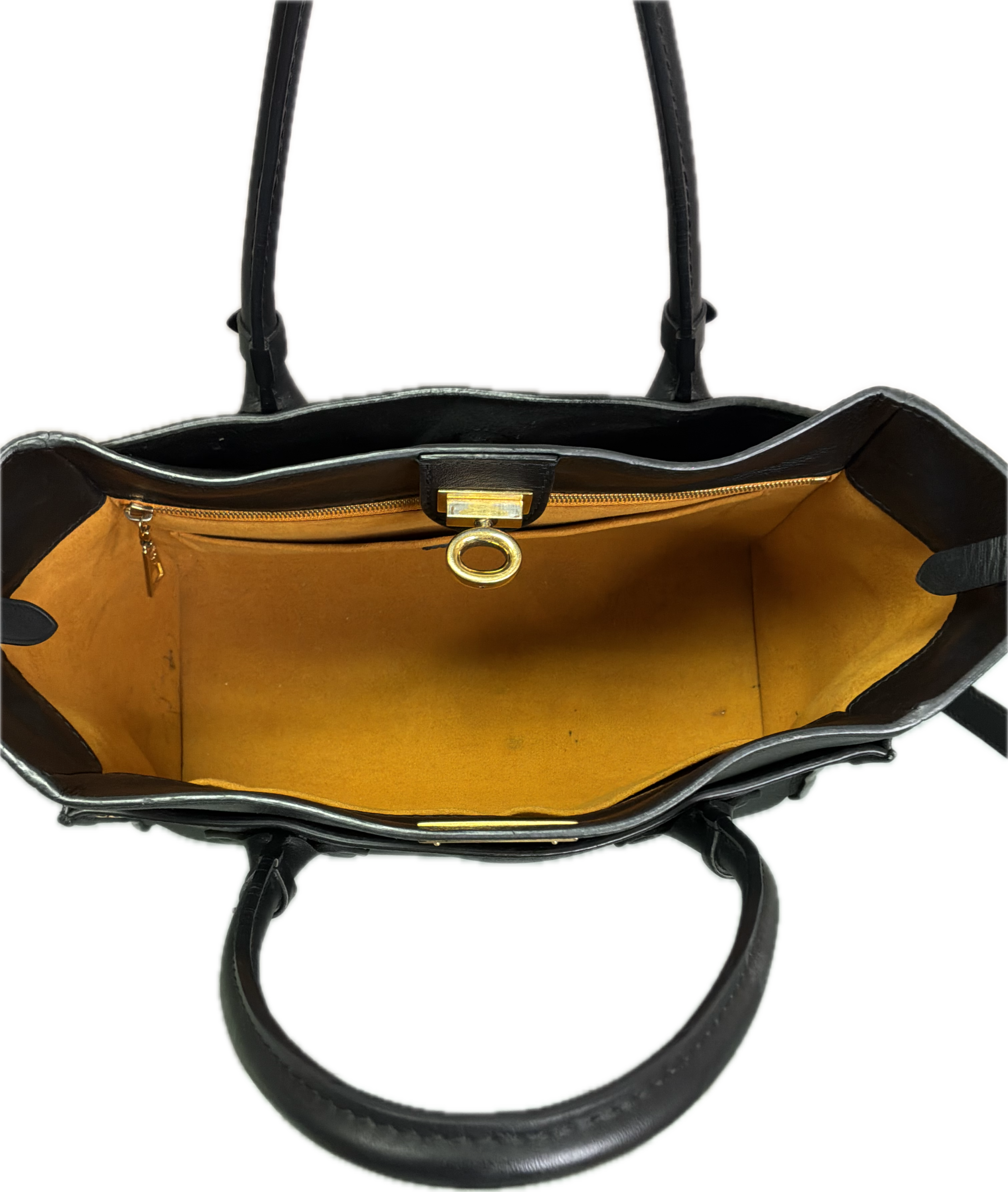 Louis Vuitton On My Side MM Black Leather Tote Bag - Image 5