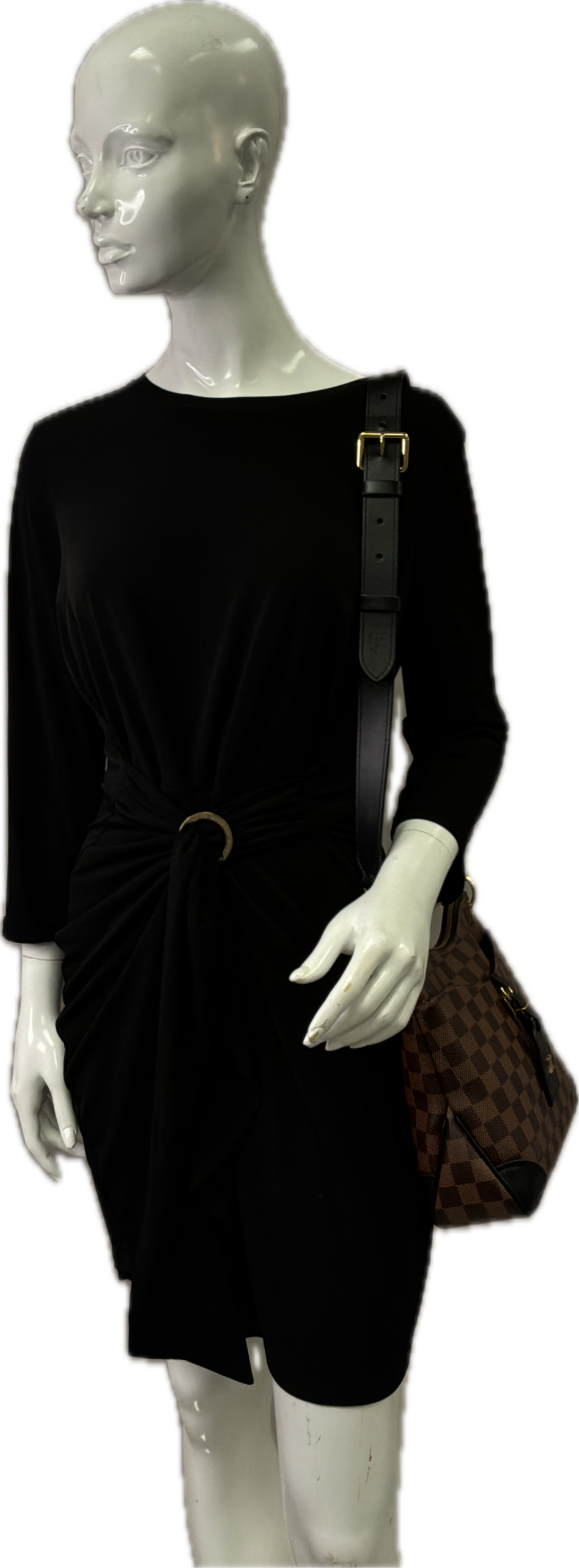 Louis Vuitton Odeon NM Damier Ebene Crossbody Handbag - Image 6