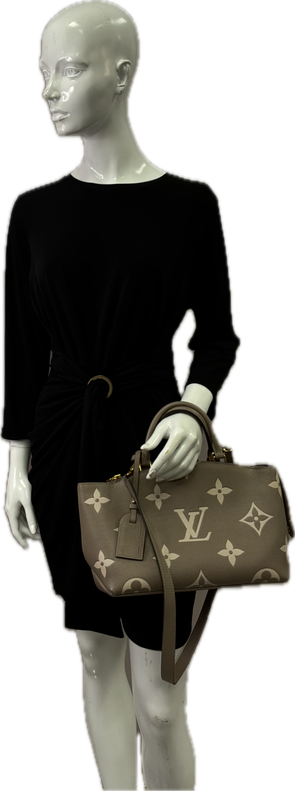 Louis Vuitton Petite Palais Bicolor Monogram Empreinte Leather – Cream/Beige - Image 6