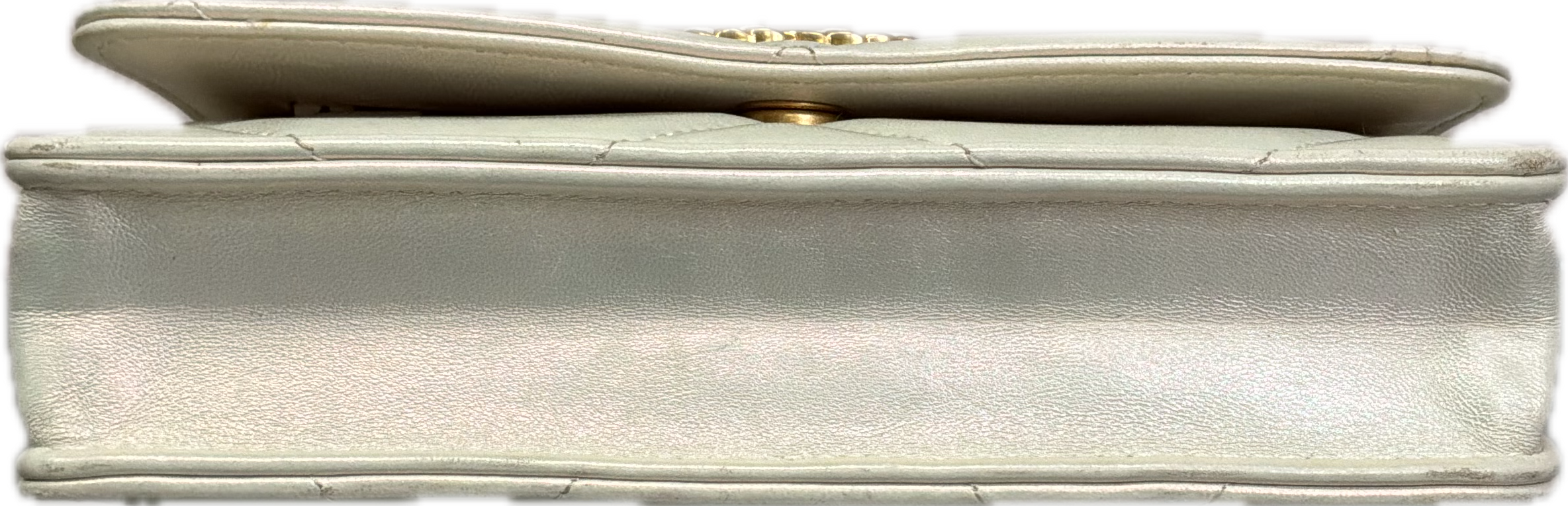 Chanel 19 Pearl Iridescent Quilted WOC Crossbody - Image 7