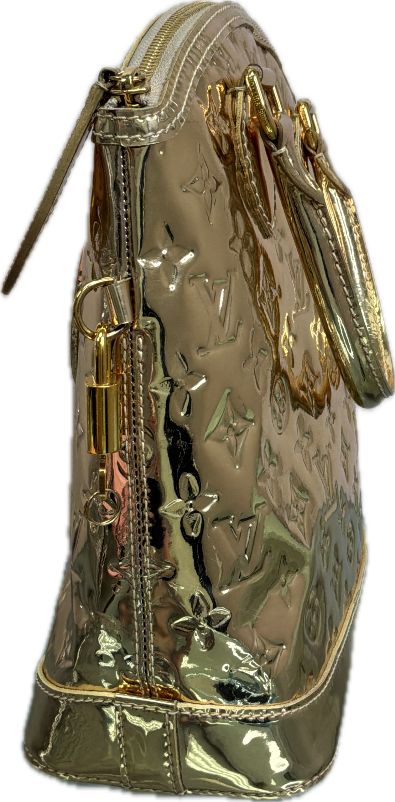 Louis Vuitton Gold Monogram Miroir Lockit Bag - Image 2