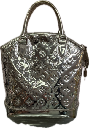 Louis Vuitton Silver Monogram Miroir Lockit Bag