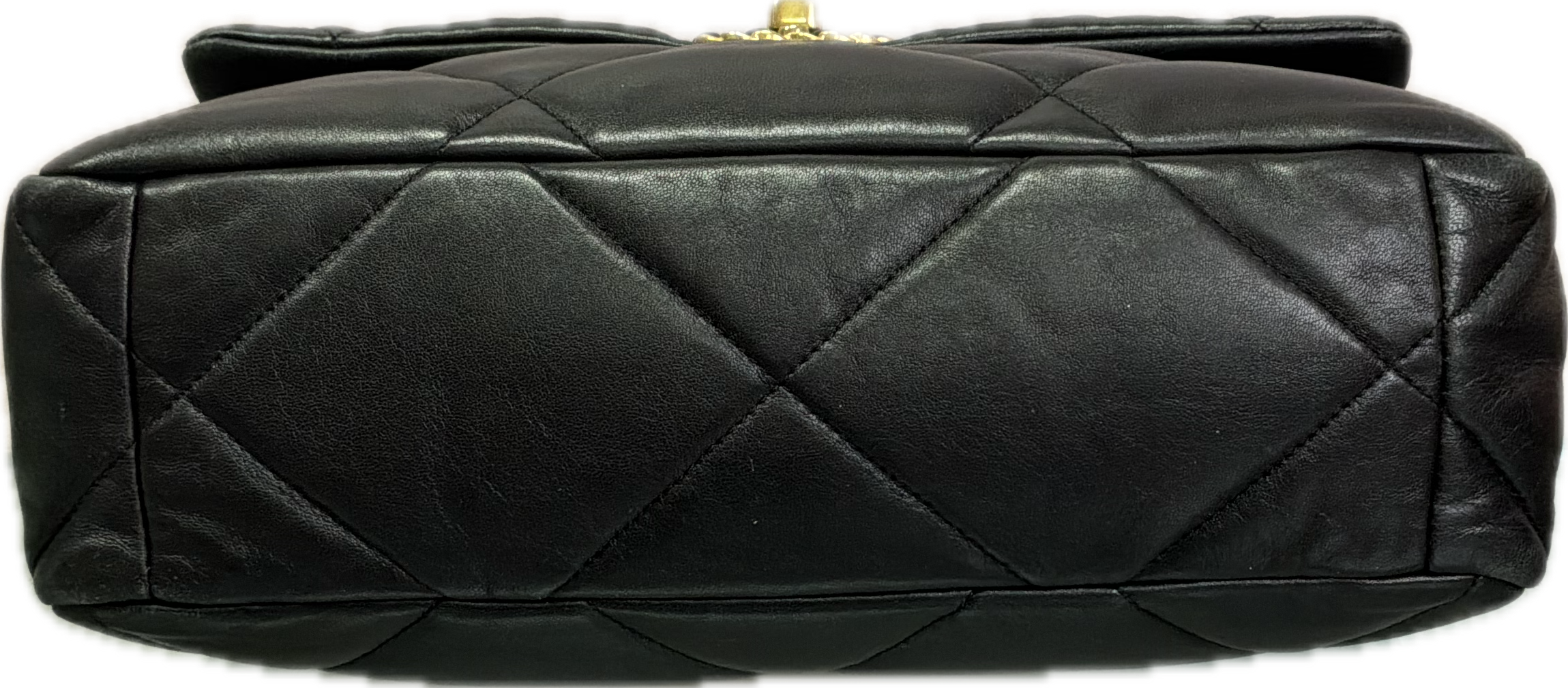 Chanel 19 Large Black Lambskin Flap Bag - Image 5