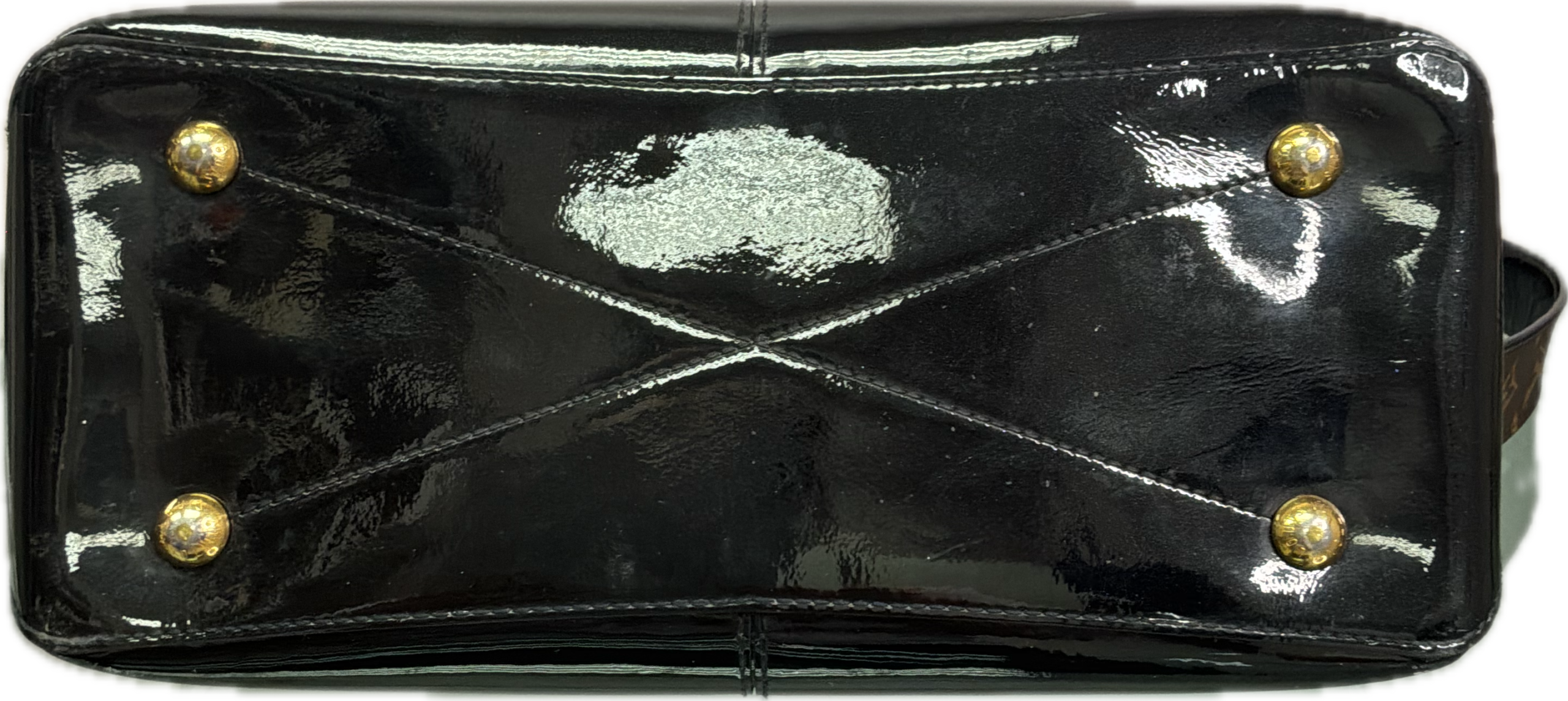 Louis Vuitton Miroir Black Vernis Patent Leather 2-Way Handbag - Image 2