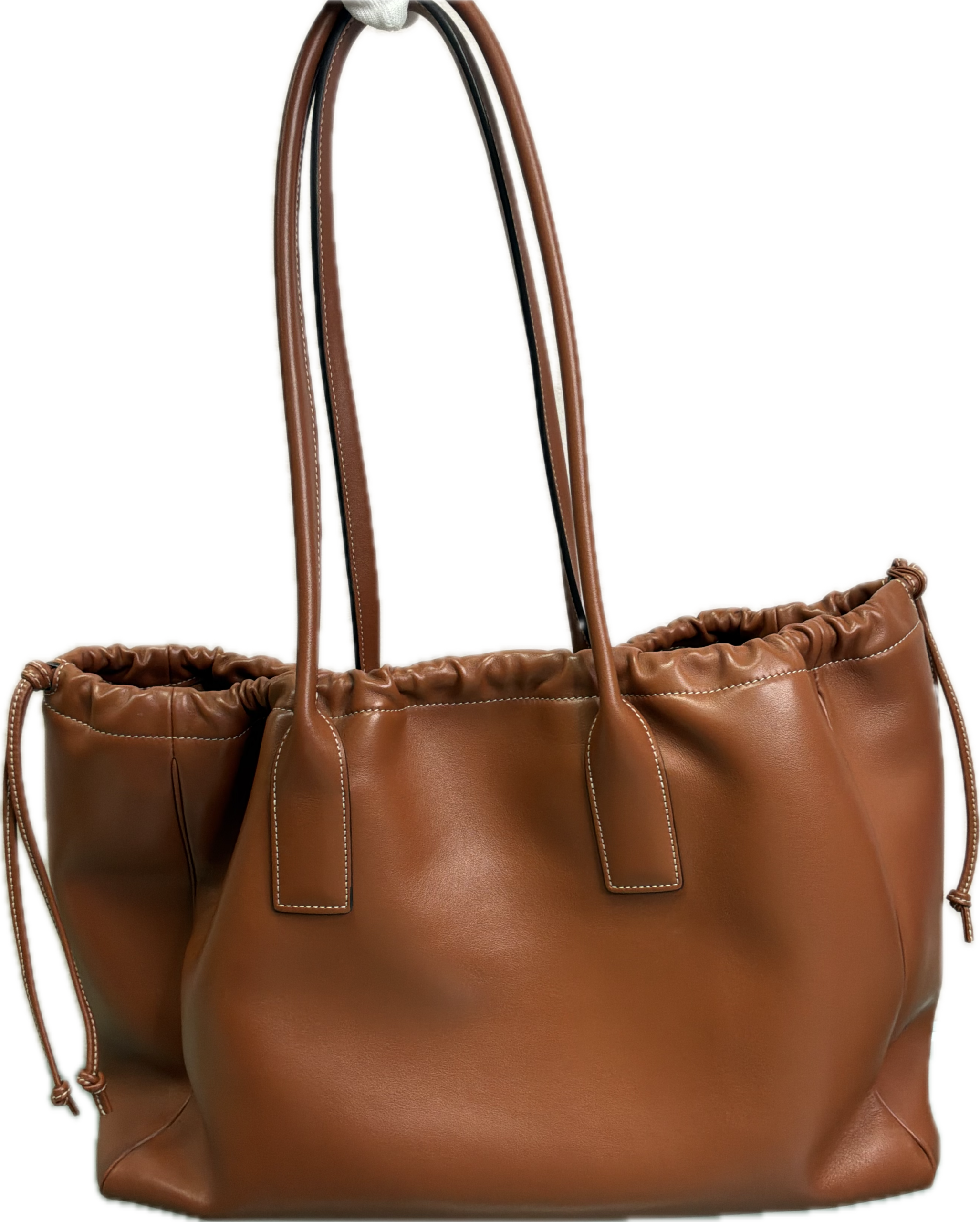 Celine Cuir Cabas Tote Brown Smooth Leather - Image 2
