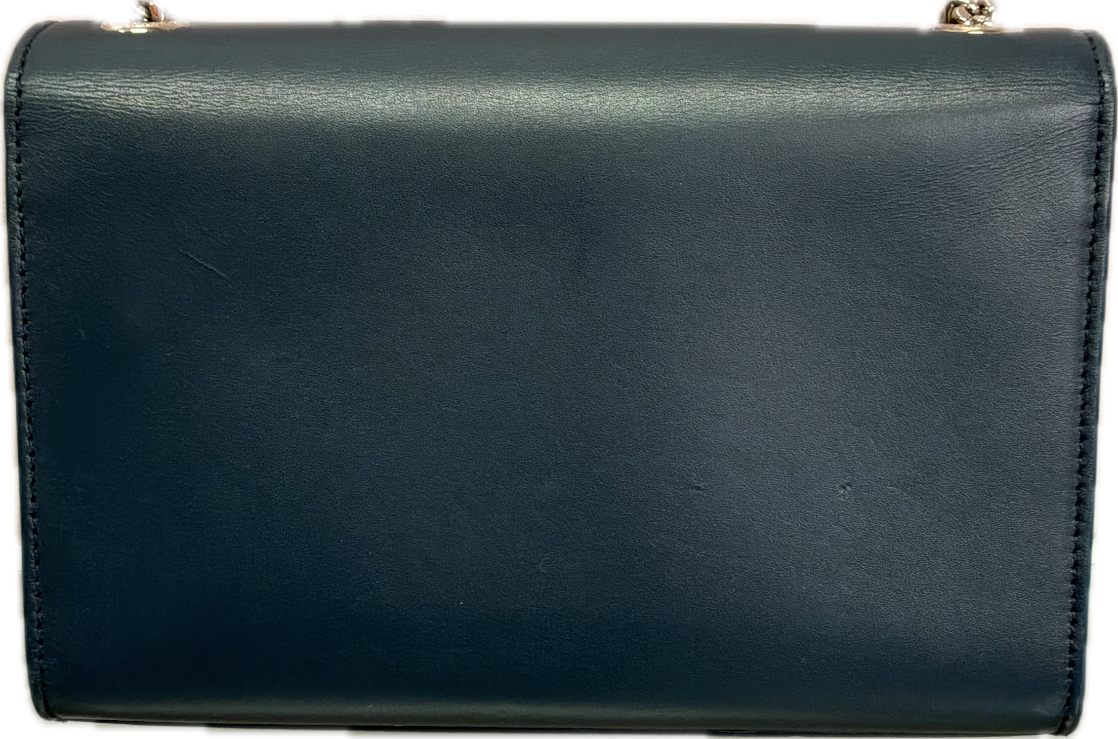 Saint Laurent Kate Deep Royal Blue Leather Tassel Chain Shoulder Bag - Image 2