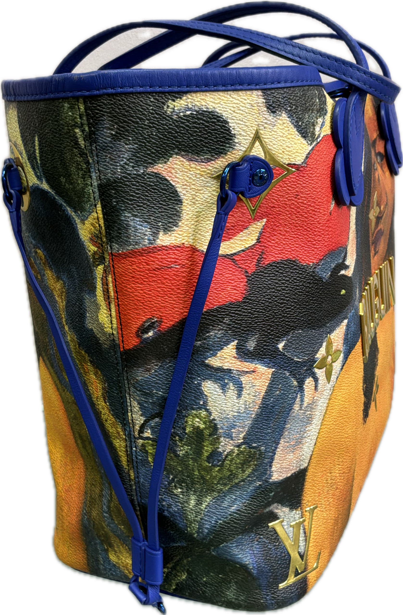 Louis Vuitton x Jeff Koons Masters Gauguin Neverfull MM with Pouch – Limited Edition - Image 3
