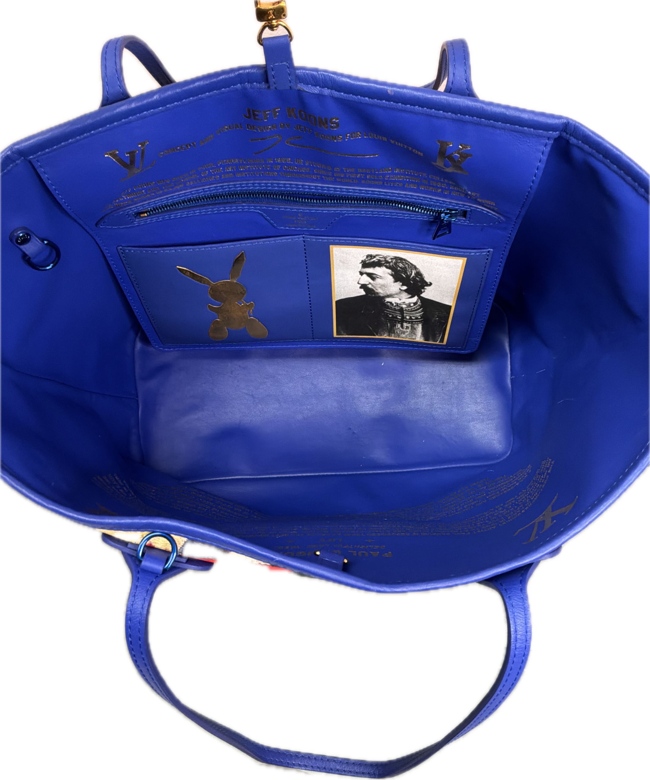 Louis Vuitton x Jeff Koons Masters Gauguin Neverfull MM with Pouch – Limited Edition - Image 5