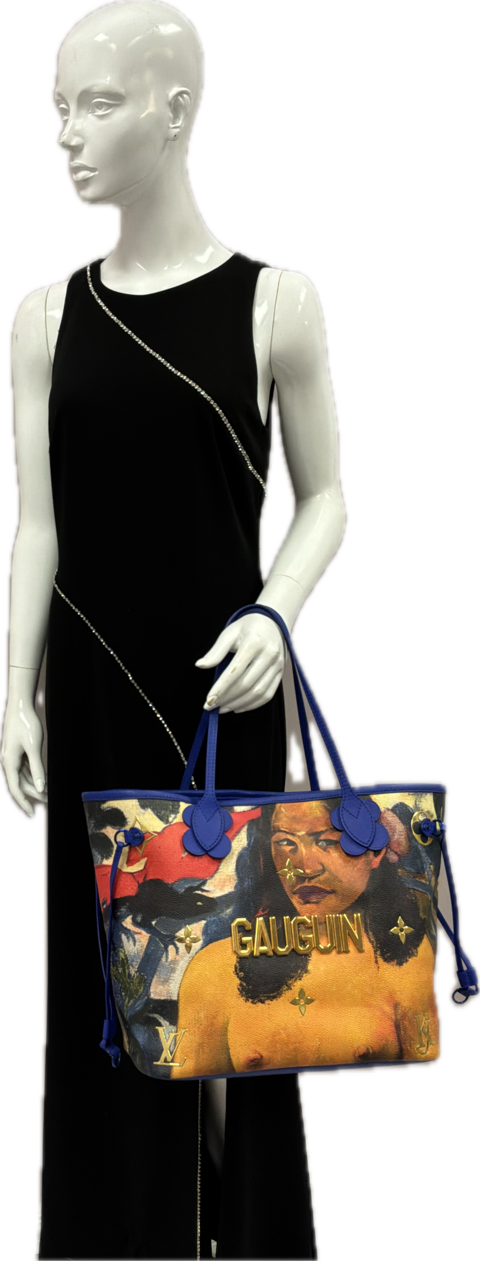 Louis Vuitton x Jeff Koons Masters Gauguin Neverfull MM with Pouch – Limited Edition - Image 7