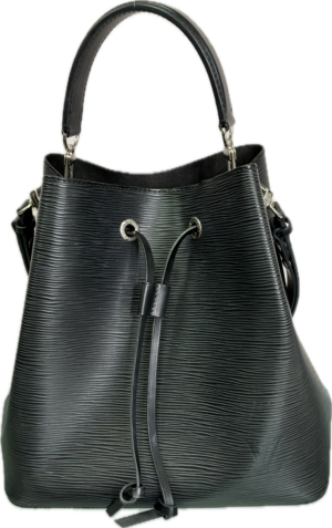 Louis Vuitton NéoNoé MM Black Epi Leather Bucket Bag