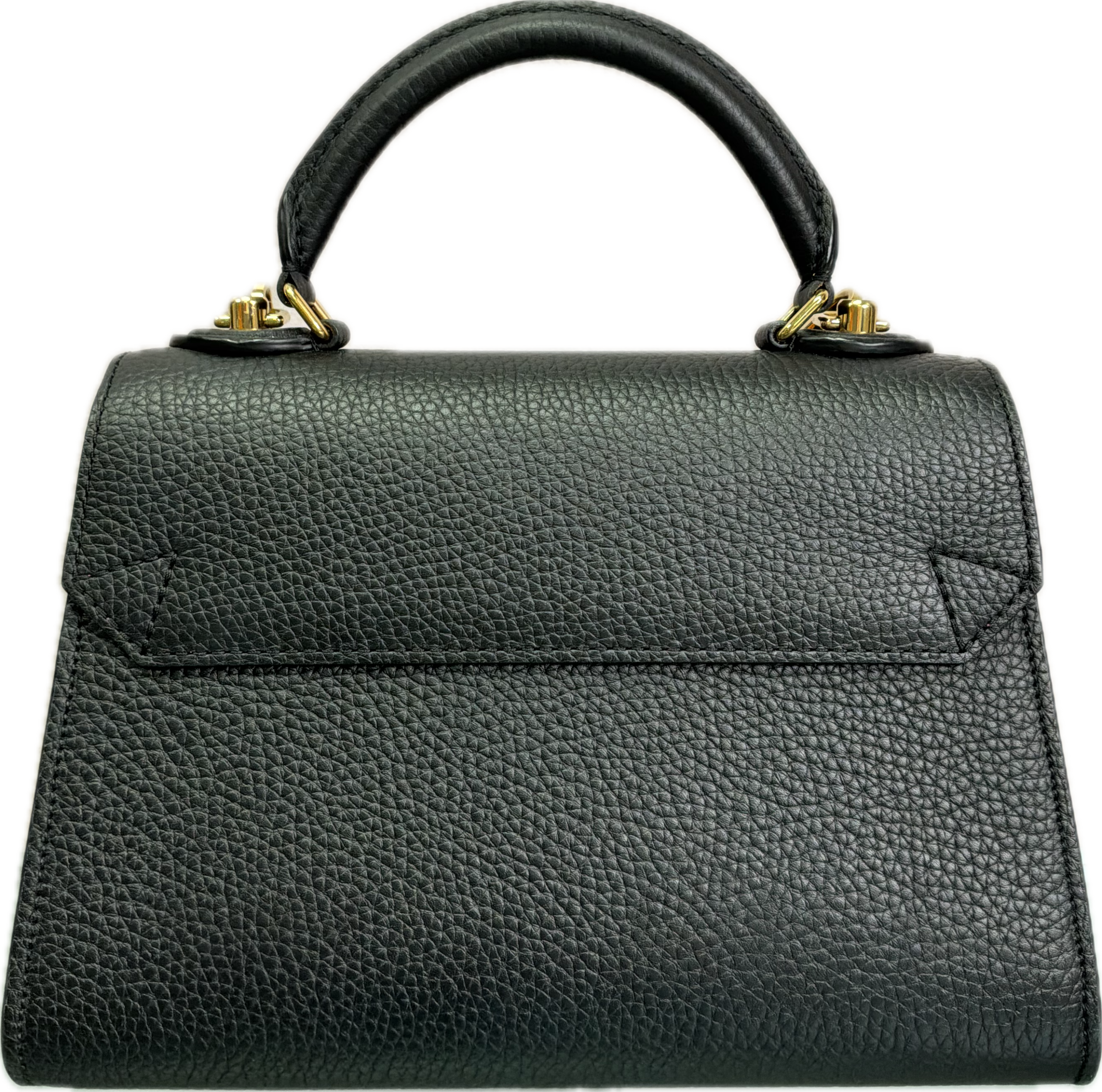 Louis Vuitton Twist MM Black Leather Top Handle Crossbody Bag - Image 2