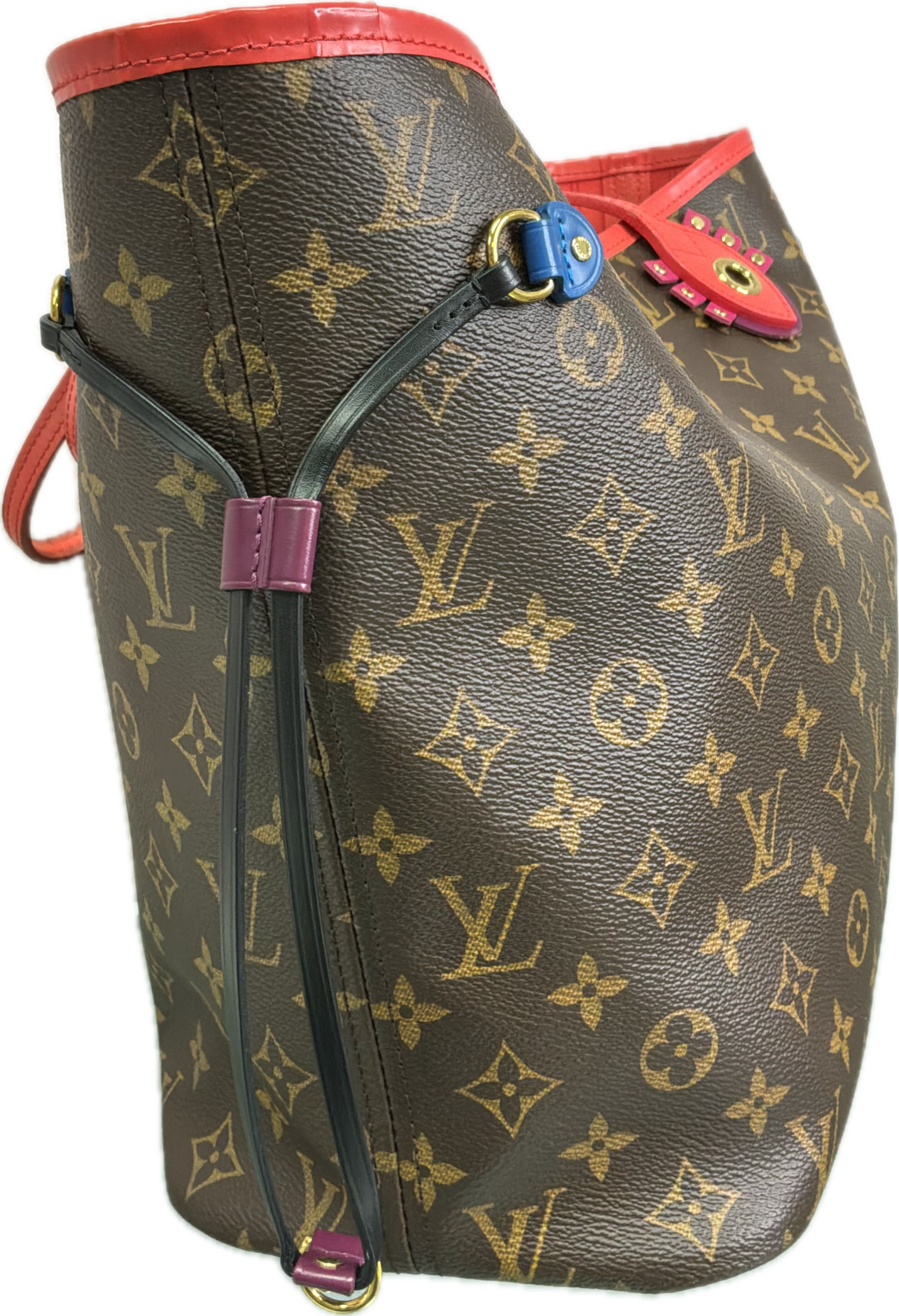 Louis Vuitton Neverfull MM Monogram Totem Limited Edition Tote Bag - Image 3
