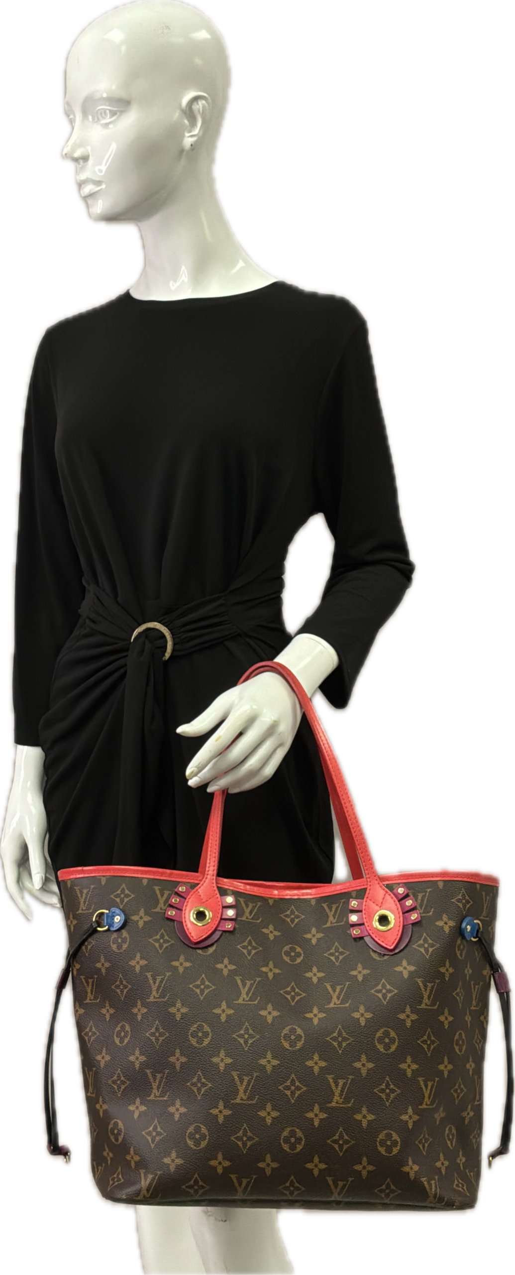 Louis Vuitton Neverfull MM Monogram Totem Limited Edition Tote Bag - Image 6