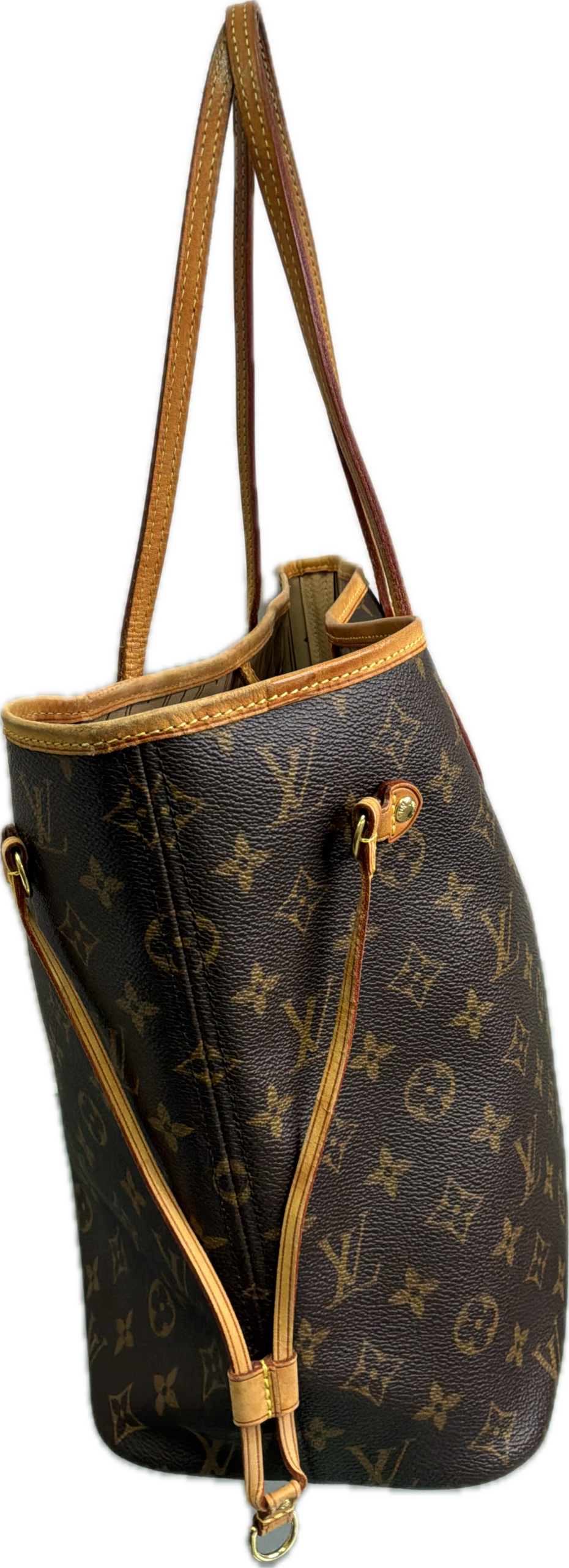 Louis Vuitton Neverfull MM Monogram Canvas Tote Bag - Image 2