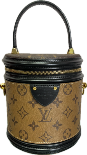 Louis Vuitton Cannes Reverse Monogram Canvas Cylinder Bag