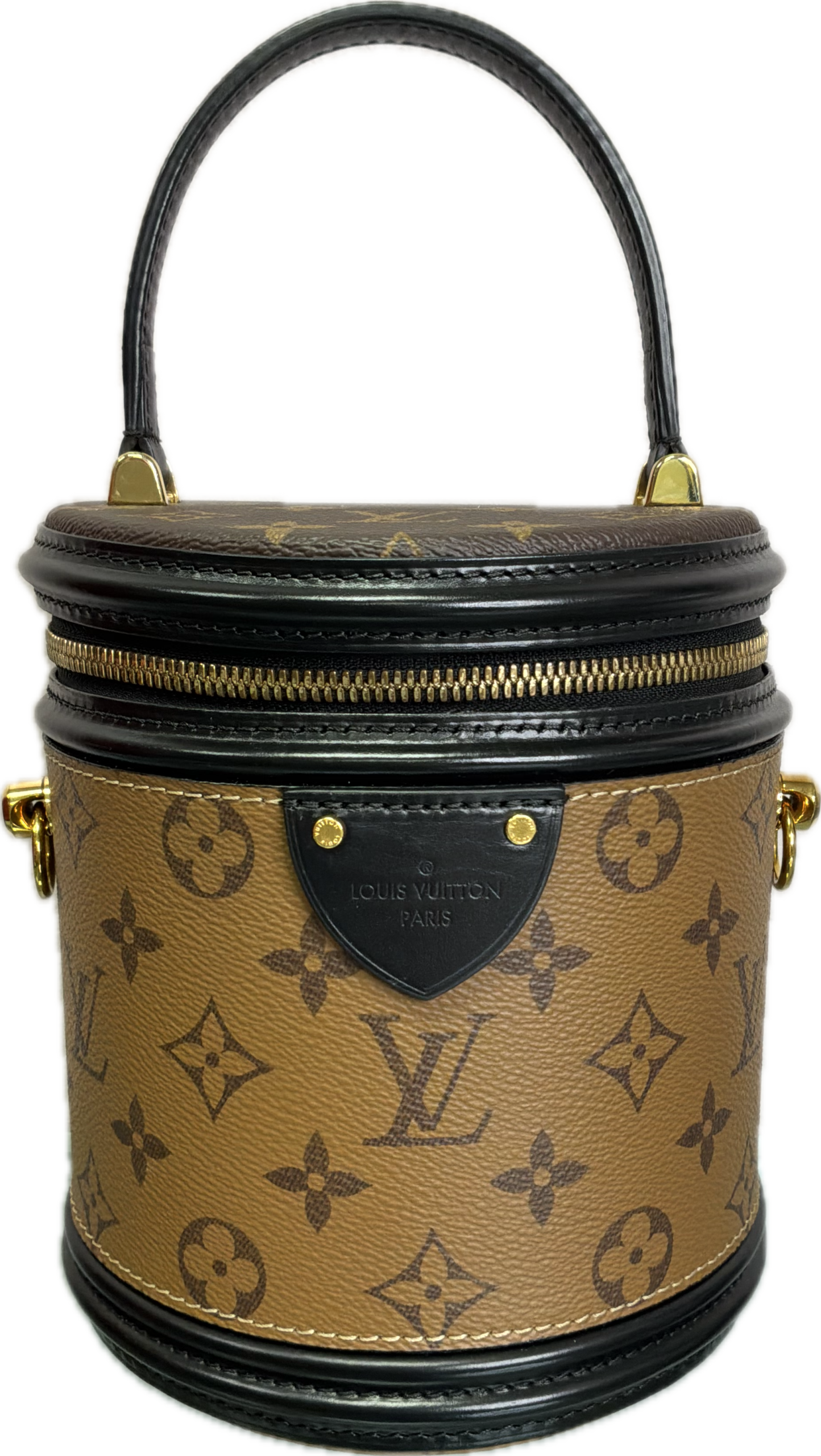 Louis Vuitton Cannes Reverse Monogram Canvas Cylinder Bag