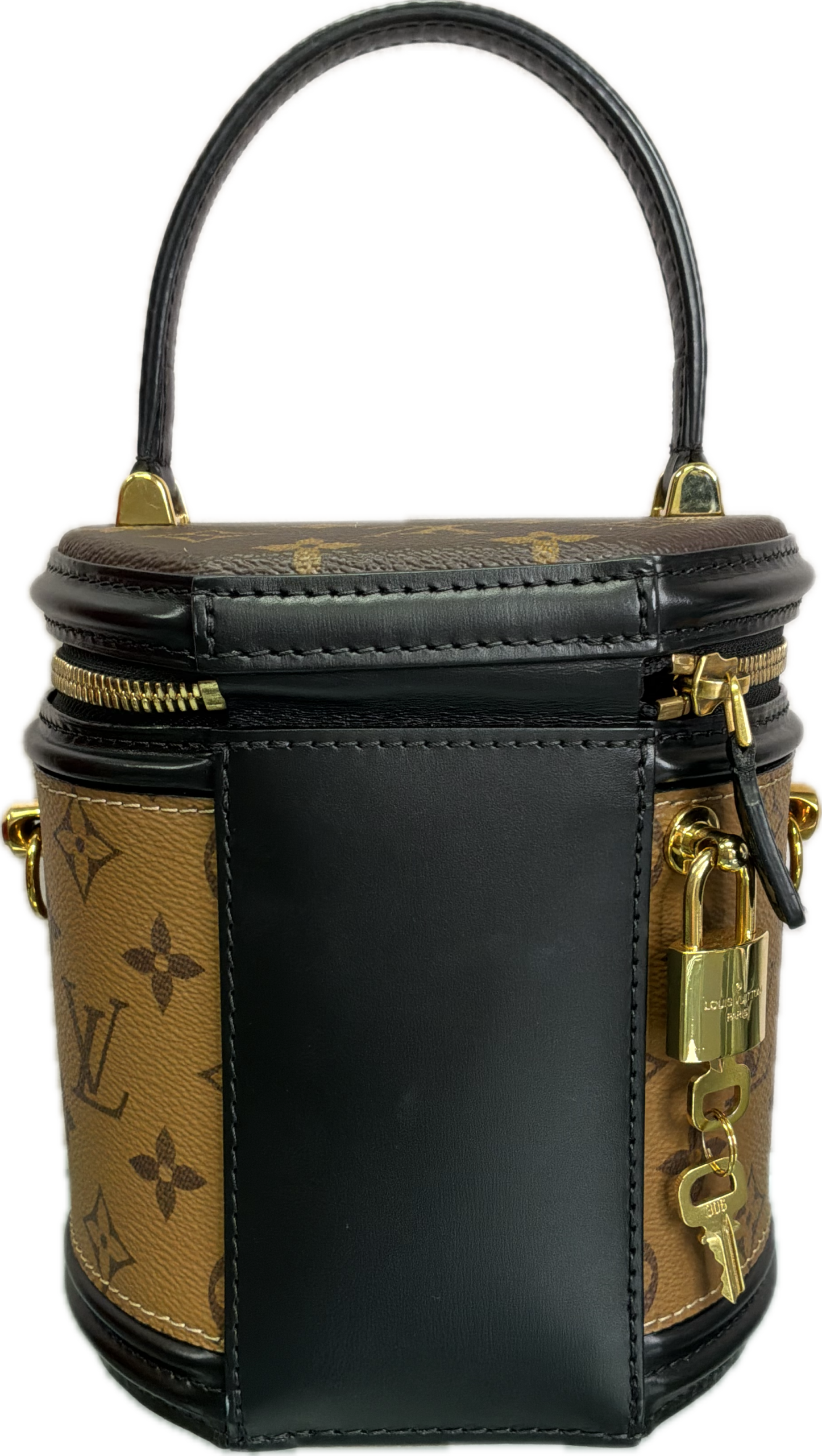 Louis Vuitton Cannes Reverse Monogram Canvas Cylinder Bag - Image 2