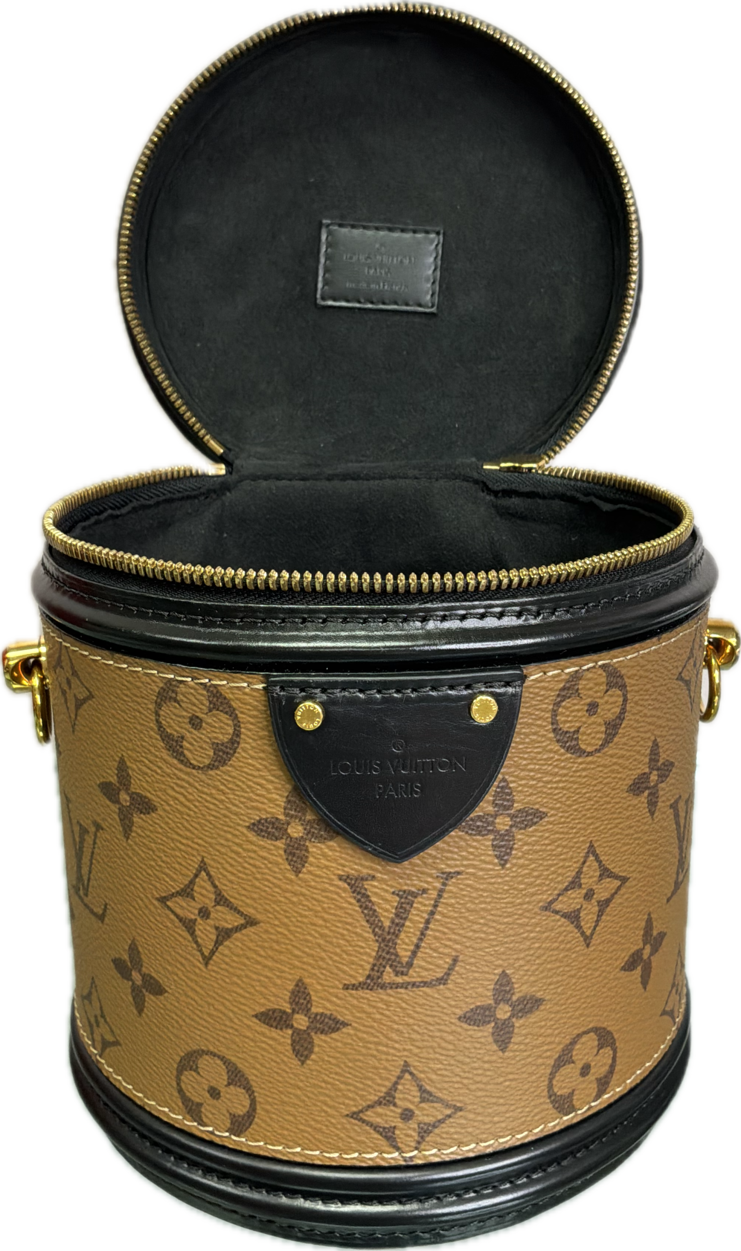 Louis Vuitton Cannes Reverse Monogram Canvas Cylinder Bag - Image 4